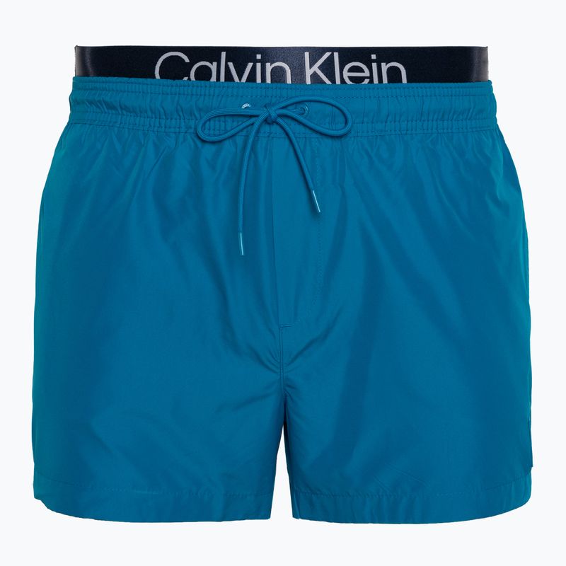 Vyriški maudymosi šortai Calvin Klein Short Double Waistband ocean hue