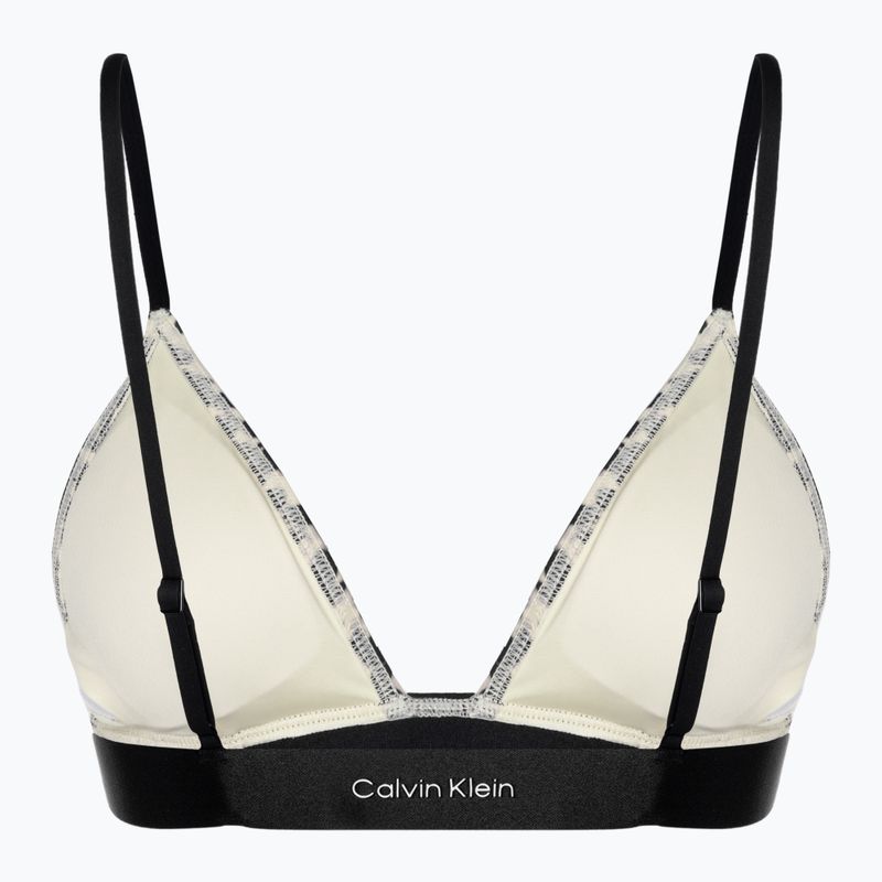 Maudymosi kostiumėlio viršutinė dalis Calvin Klein Triangle-RP Print blurred animal 2