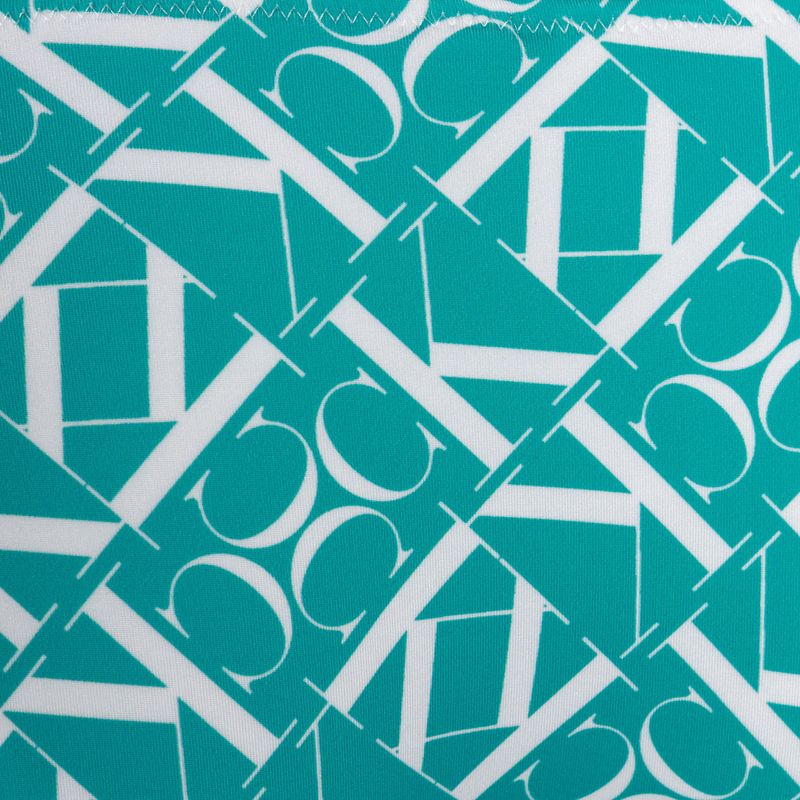 Maudymosi kostiumėlio apatinė dalis Calvin Klein String Side Tie Print monogram blue 4