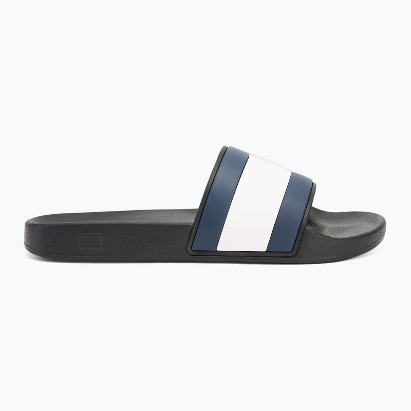 Vyriškos šlepetės Tommy Hilfiger Rubber Flag Pool Slide black 2