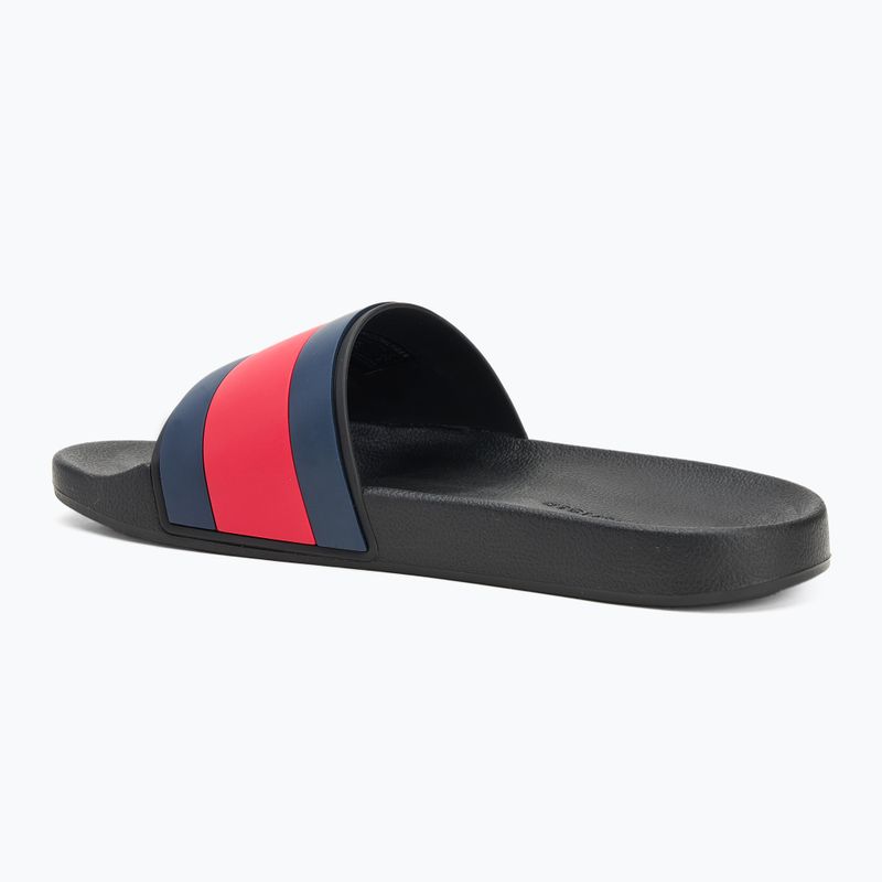 Vyriškos šlepetės Tommy Hilfiger Rubber Flag Pool Slide black 3