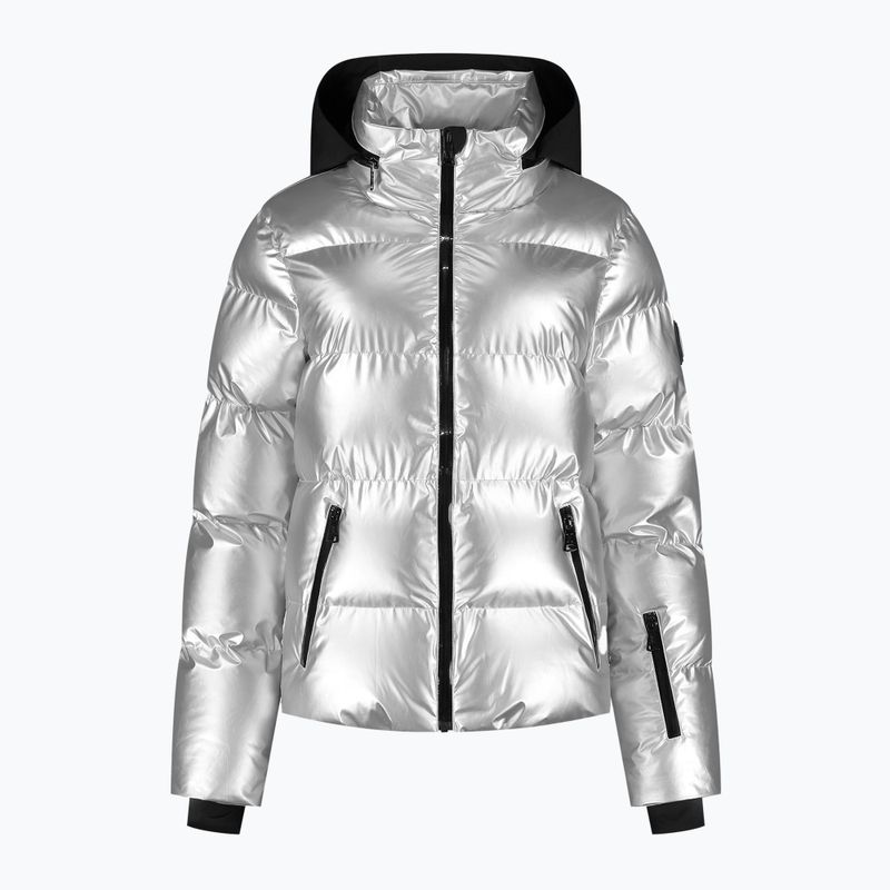 Moteriška slidinėjimo striukė Nikkie Gstaad Metallic Ski silver 2