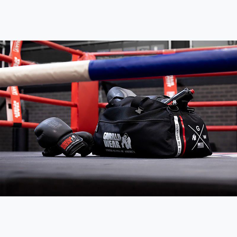 Treniruočių krepšys Gorilla Wear Norris 66 l black 10