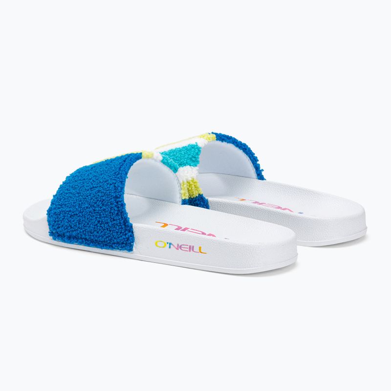 Moteriškos šlepetės O'Neill Brights Slides blue towel stripe 3