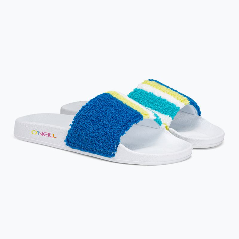 Moteriškos šlepetės O'Neill Brights Slides blue towel stripe 4