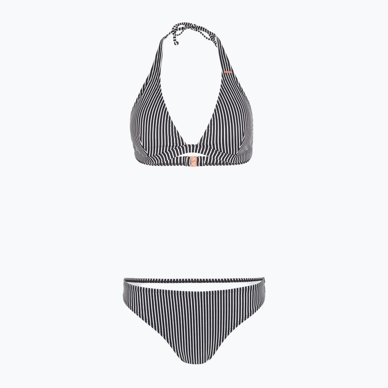 Moteriškas dviejų dalių maudymosi kostiumėlis O'Neill Marga Cruz Bikini black simple stripe 5