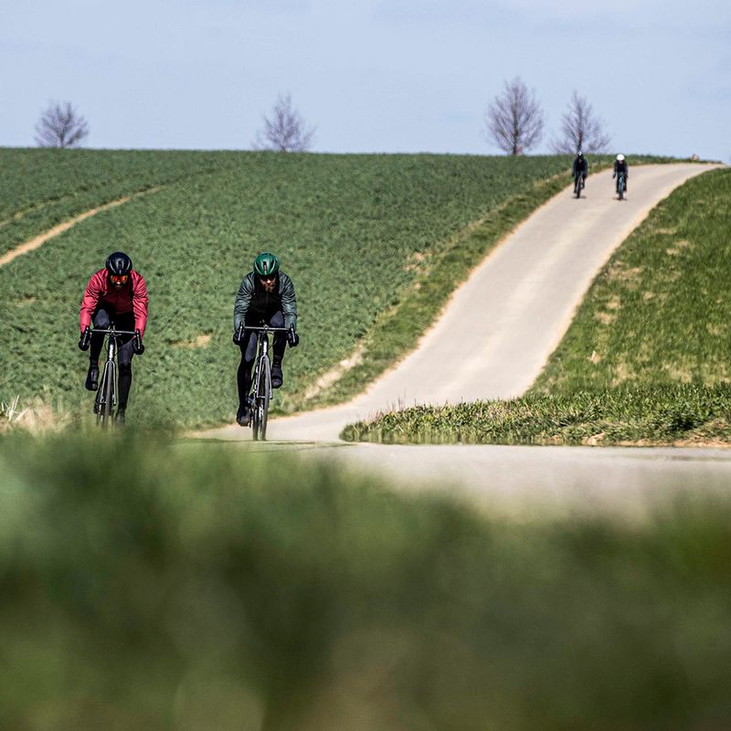 Vyriška dviračių striukė Rogelli Essential Winter burgundy 8
