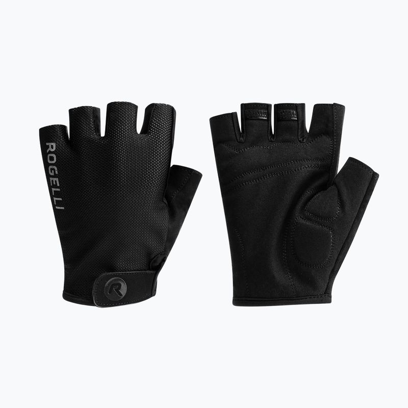 Vyriškos dviračių pirštinės Rogelli Core black