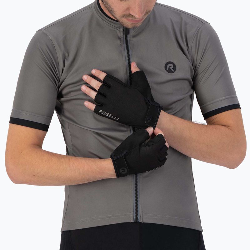 Vyriškos dviračių pirštinės Rogelli Core black 2