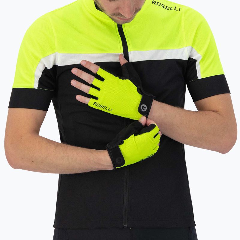 Vyriškos dviračių pirštinės Rogelli Core fluor 2