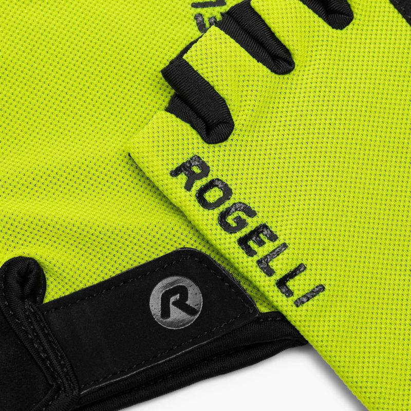 Vyriškos dviračių pirštinės Rogelli Core fluor 5