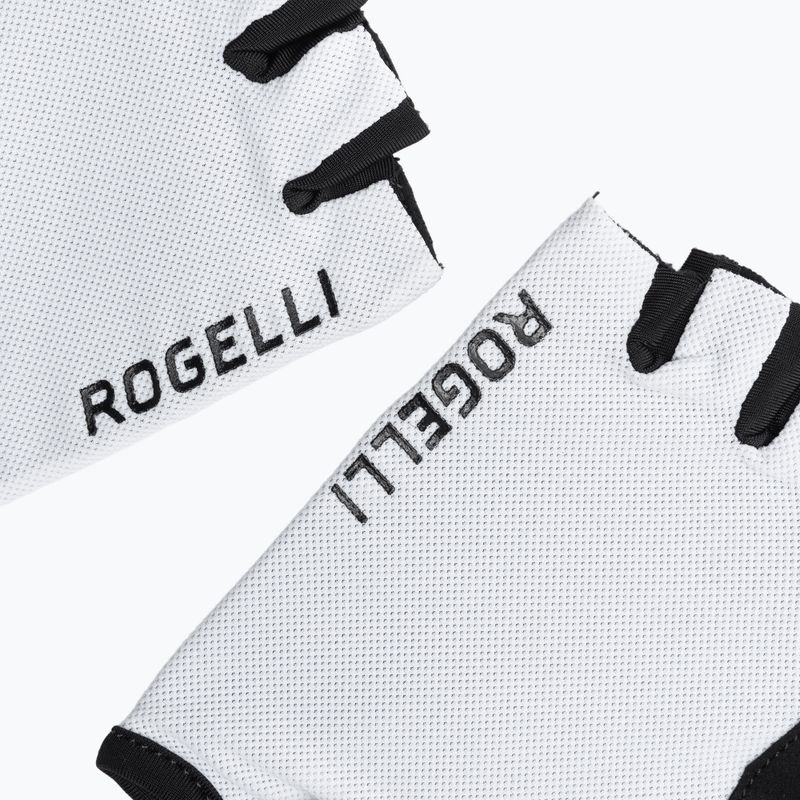 Rogelli Core baltos vyriškos dviračių pirštinės 4