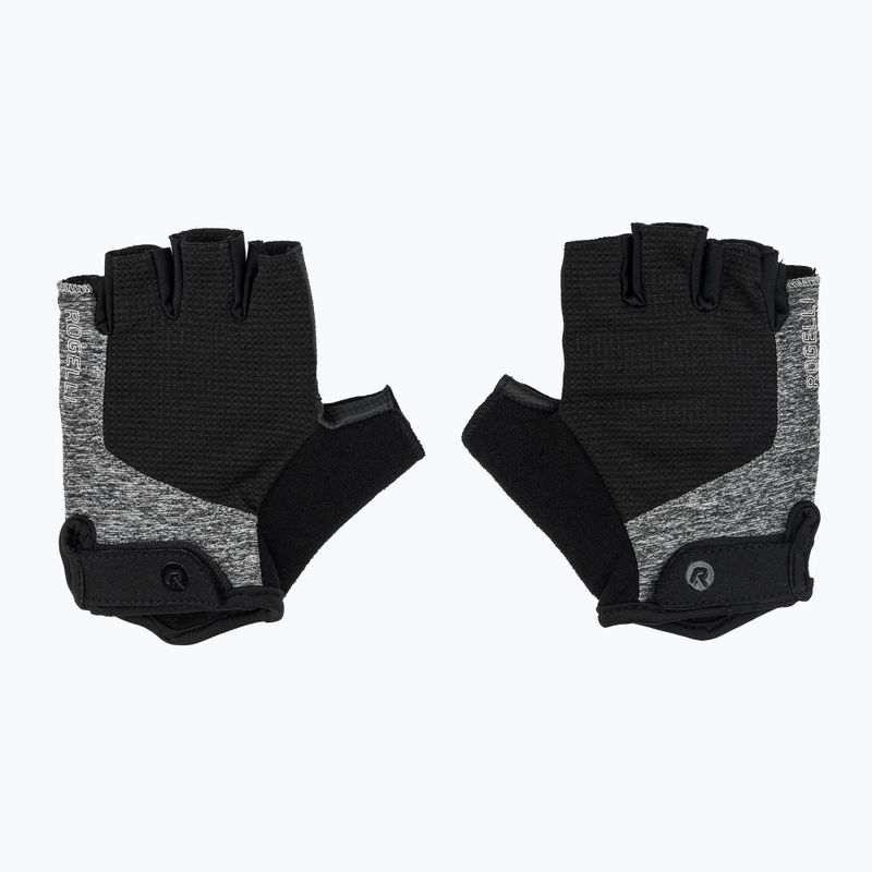 Moteriškos dviračių pirštinės Rogelli Essential W black/grey 2