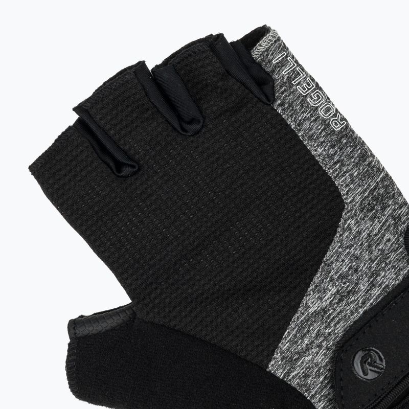 Moteriškos dviračių pirštinės Rogelli Essential W black/grey 5