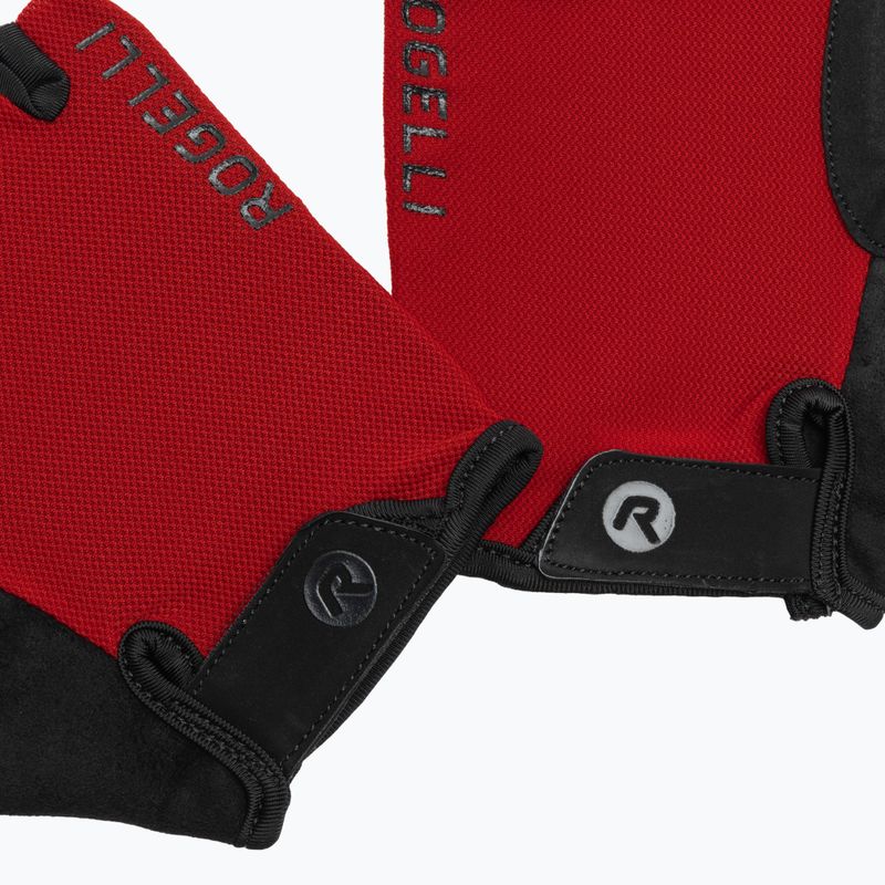 Vyriškos dviratininkų pirštinės Rogelli Core red 5