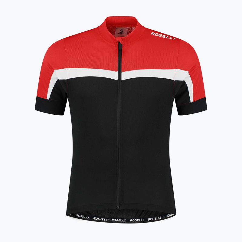 Vyriški dviračių marškinėliai Rogelli Course black/red/white 3