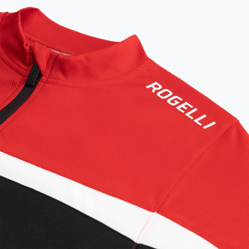 Vyriški dviračių marškinėliai Rogelli Course black/red/white 5