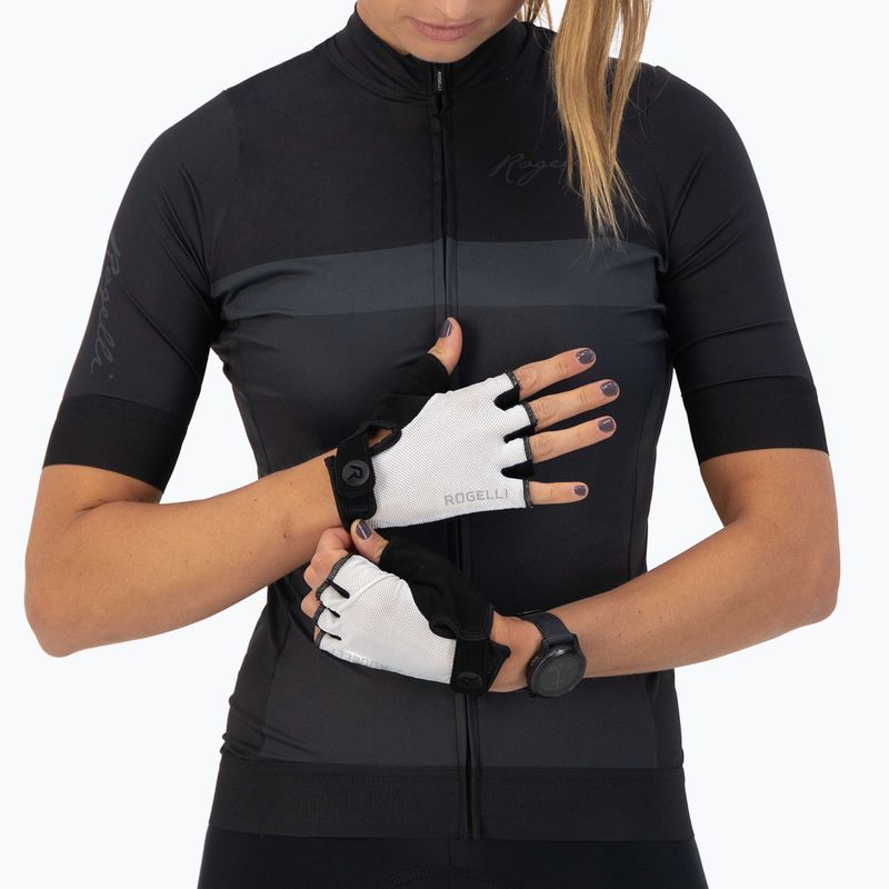 Moteriškos dviratininkų pirštinės Rogelli Core W white 2