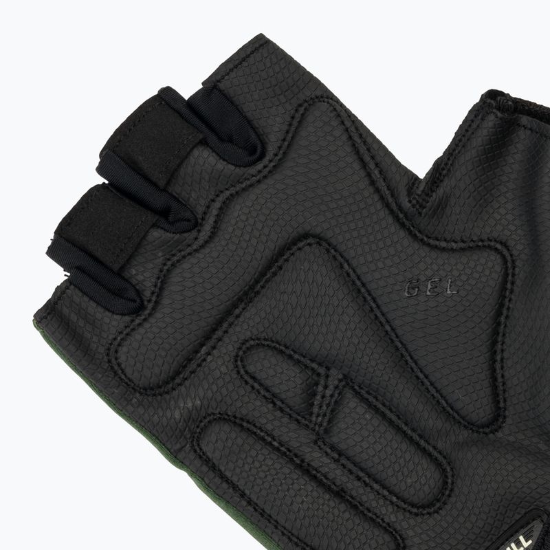 Rogelli Essential juodos/žalios vyriškos dviratininkų pirštinės 6