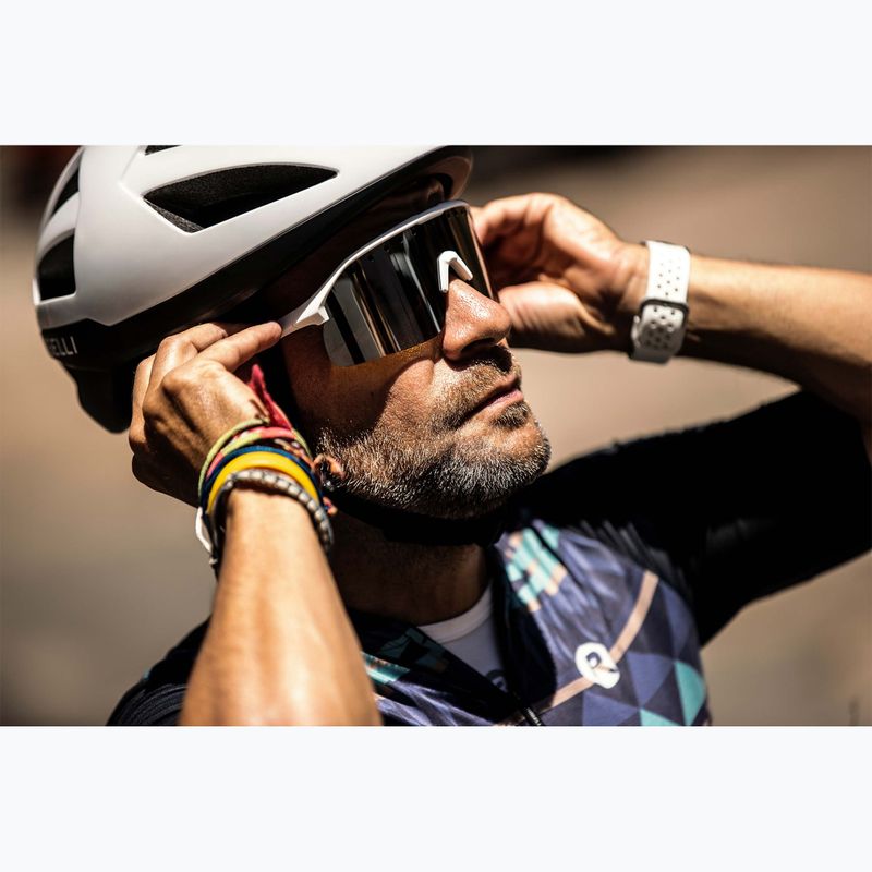 Akiniai nuo saulės Rogelli Ventro Polarized white/taupe/brown platinum revo 4