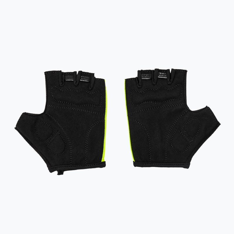 Rogelli Core Jr vaikiškos dviratininkų pirštinės fluoro geltonumo 3