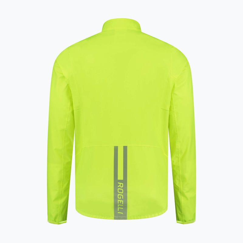 Vyriška dviračių striukė Rogelli Distance yellow 4