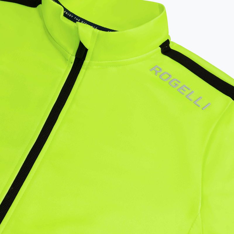 Vyriški dviračių marškinėliai ilgomis rankovėmis Rogelli Core fluor/black 5