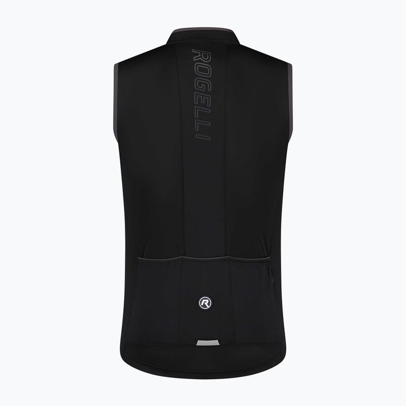 Vyriškas dviračių tank topas Rogelli Essential black 4