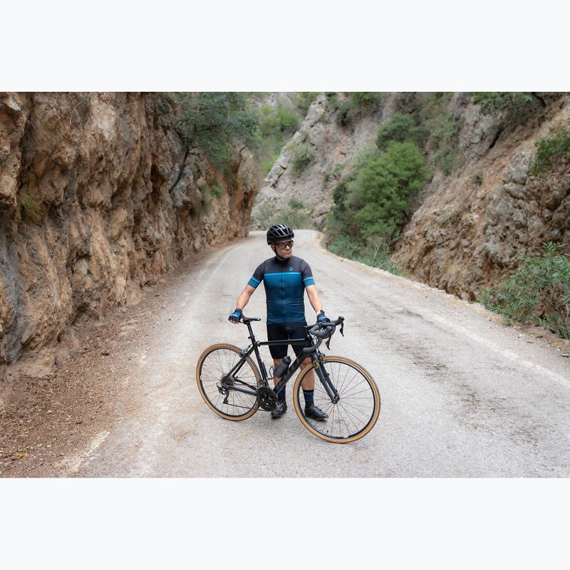 Vyriški dviračių marškinėliai Rogelli Hero II black/blue 6