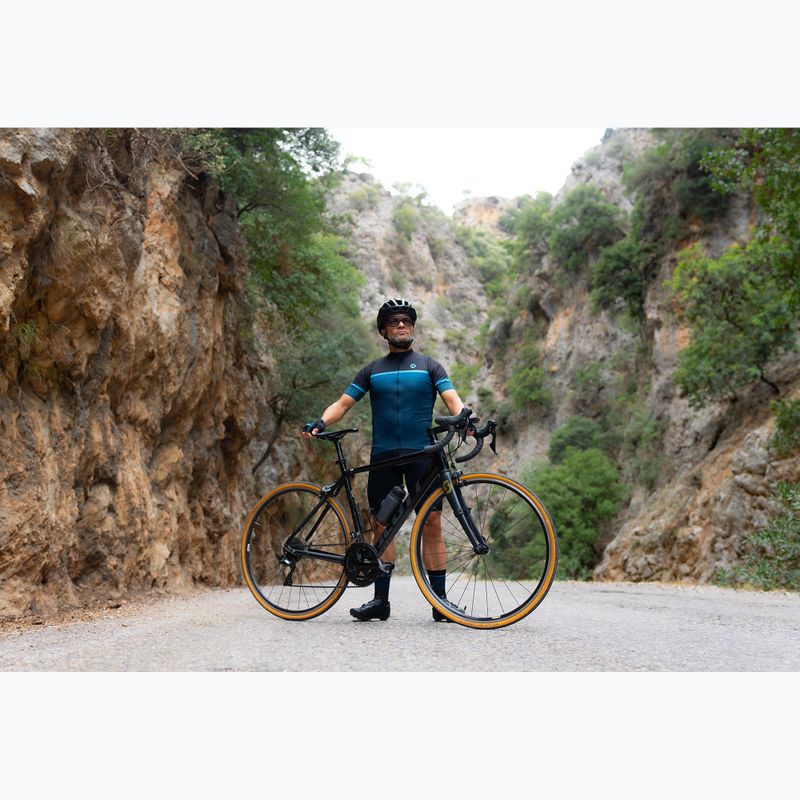 Vyriški dviračių marškinėliai Rogelli Hero II black/blue 7