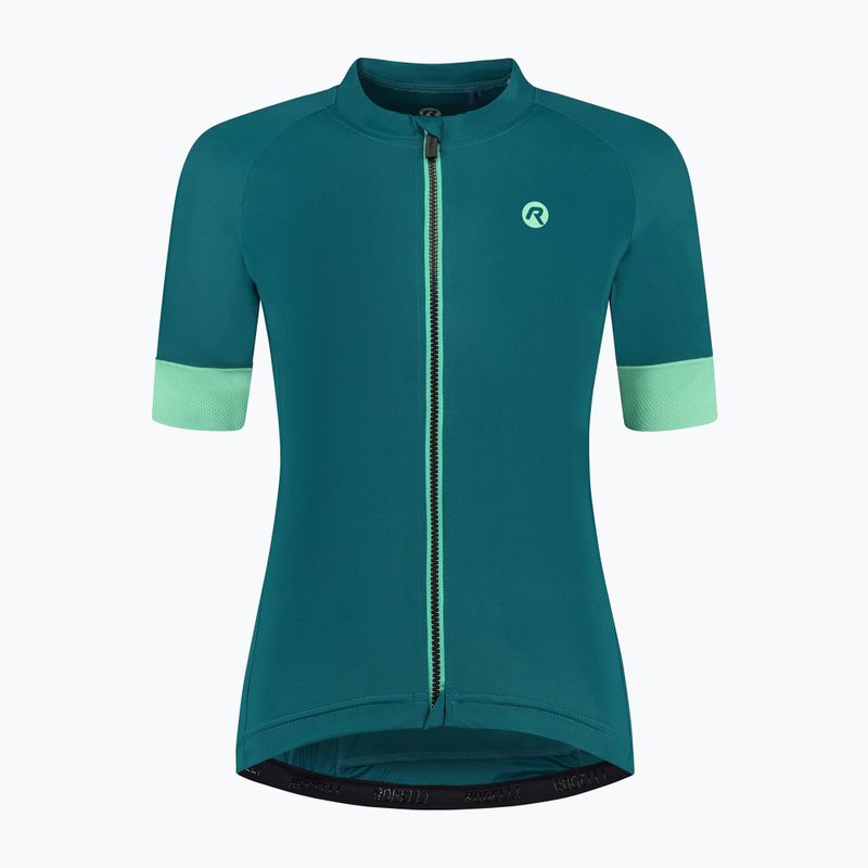 Moteriški dviračių marškinėliai Rogelli Modesta green/turquoise 3