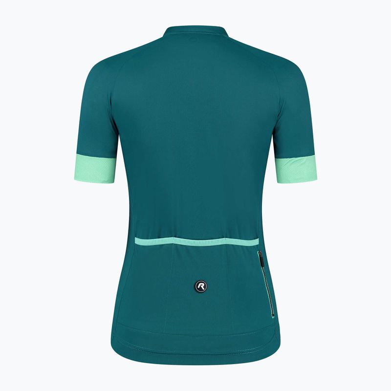 Moteriški dviračių marškinėliai Rogelli Modesta green/turquoise 4