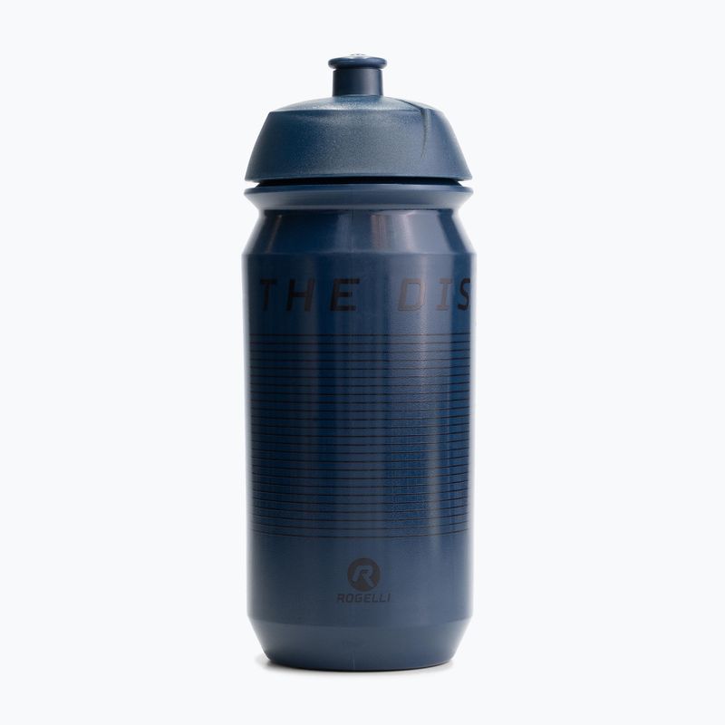 Dviračio bidonas Rogelli Bio Bottle Enjoy The Distance 500 ml navy