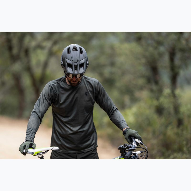Rogelli Advntr Onyx Mtb kariuomenės žalias dviračių šalmas 10