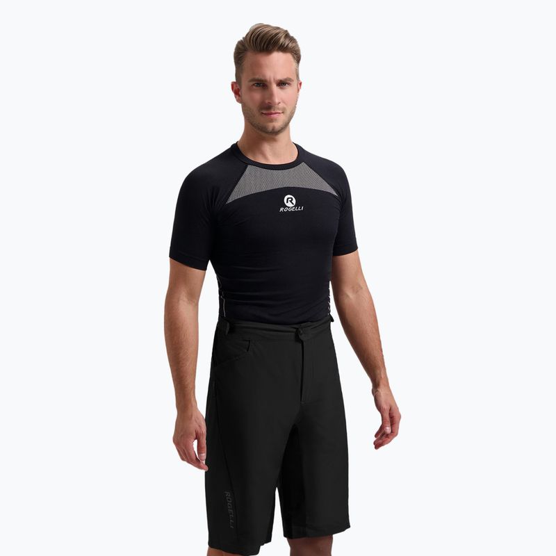 Vyriški dviračių šortai Rogelli Advntr Core MTB black 2