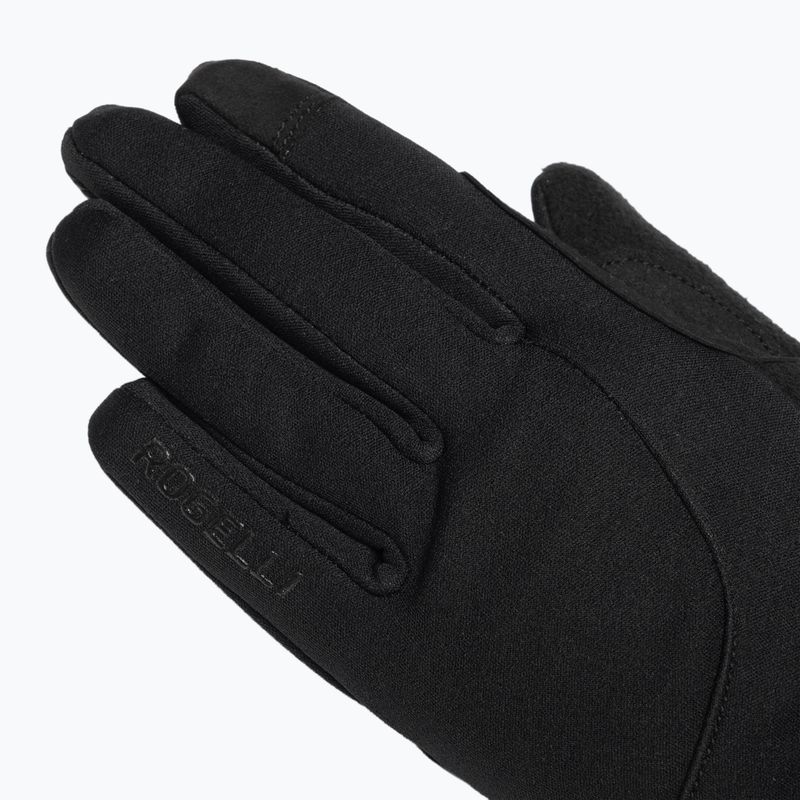 Moteriškos dviračių pirštinės Rogelli Core II Winter Windproof W black 4