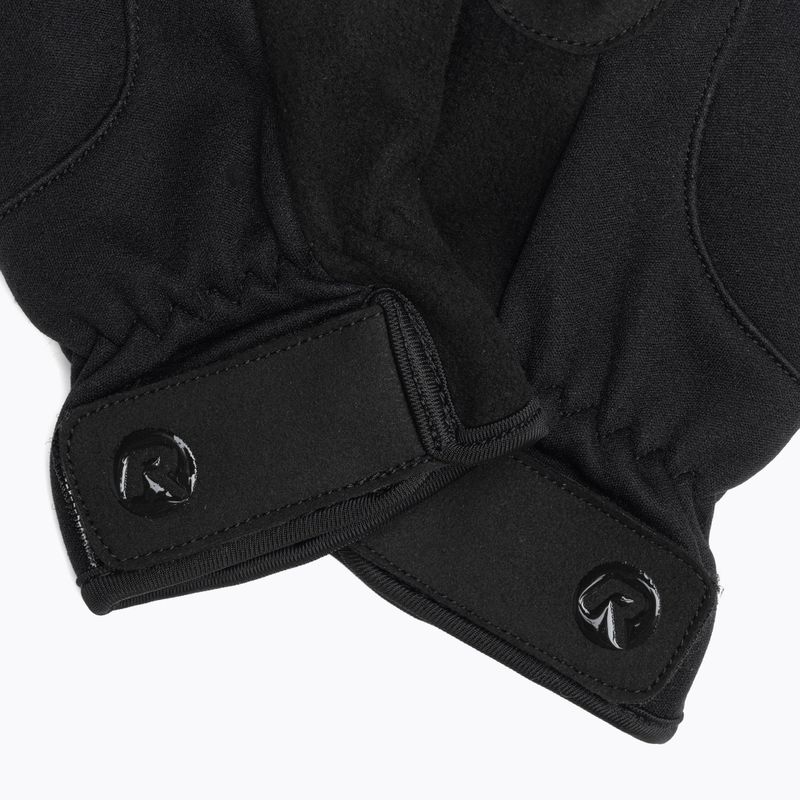 Moteriškos dviračių pirštinės Rogelli Core II Winter Windproof W black 6