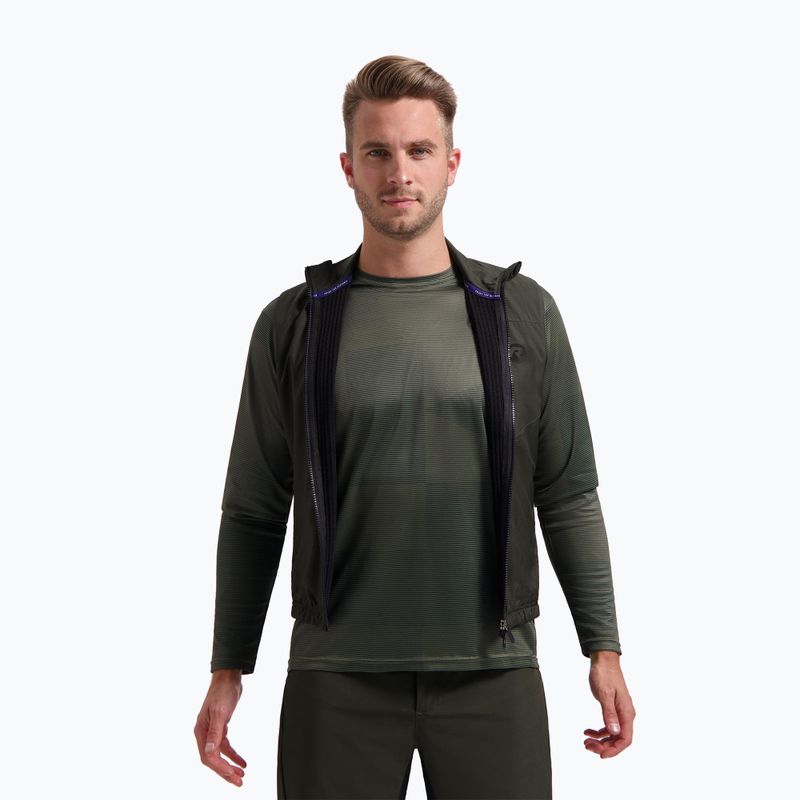 Vyriški dviračių liemenė Rogelli Advntr Insulated army green 3
