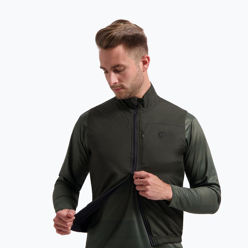 Vyriški dviračių liemenė Rogelli Advntr Insulated army green 4