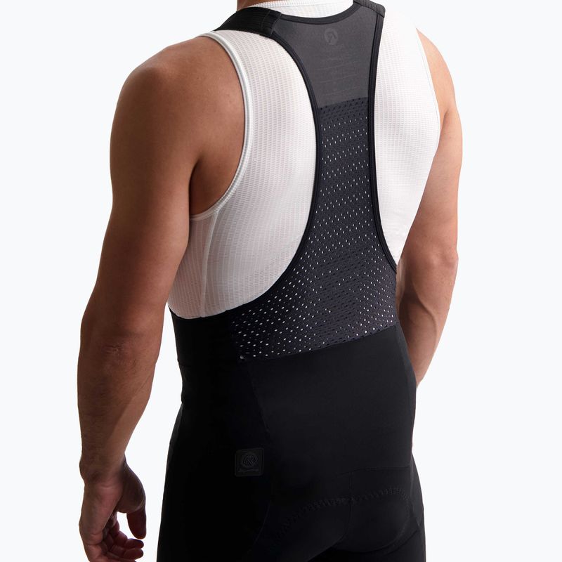 Rogelli Signature Bib Short vyriški dviračių šortai juodi 3
