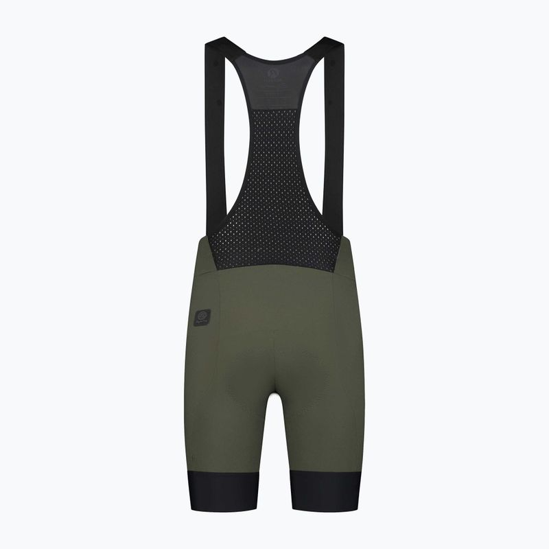 Rogelli Signature Bib Short vyriški dviračių šortai žali 5