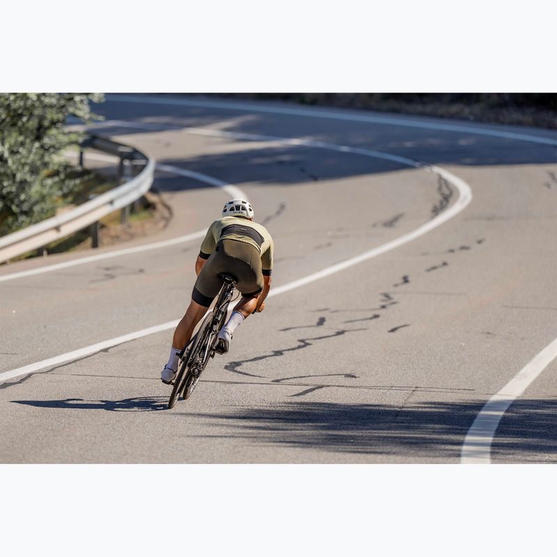 Rogelli Signature Bib Short vyriški dviračių šortai žali 6