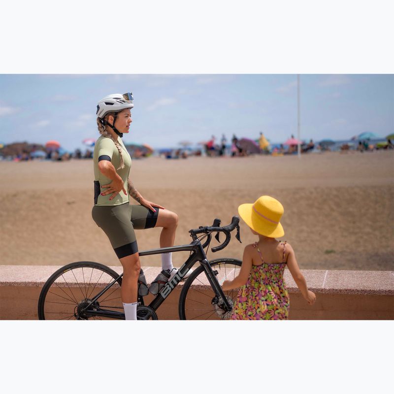 Moteriški dviračių šortai Rogelli Signature Bib Short W green 10