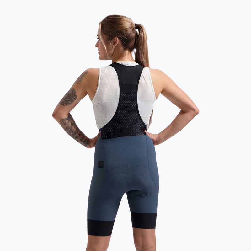 Moteriški dviračių šortai Rogelli Signature Bib Short W blue 2