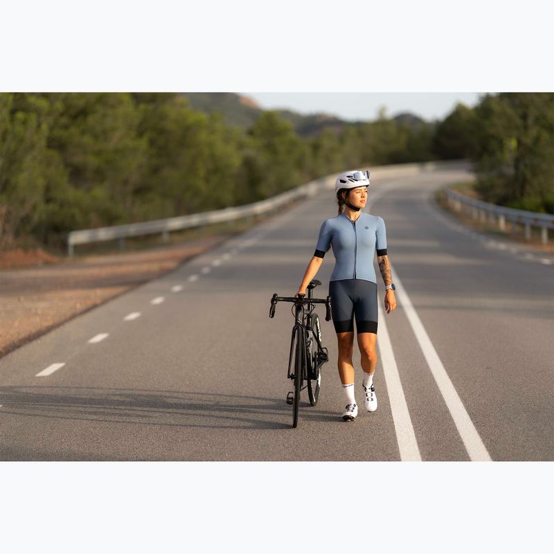 Moteriški dviračių šortai Rogelli Signature Bib Short W blue 6