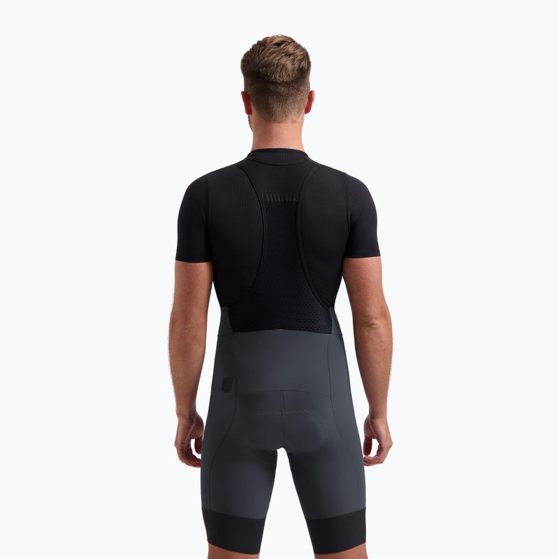 Rogelli Signature Bib Short vyriški dviračių šortai pilka 2
