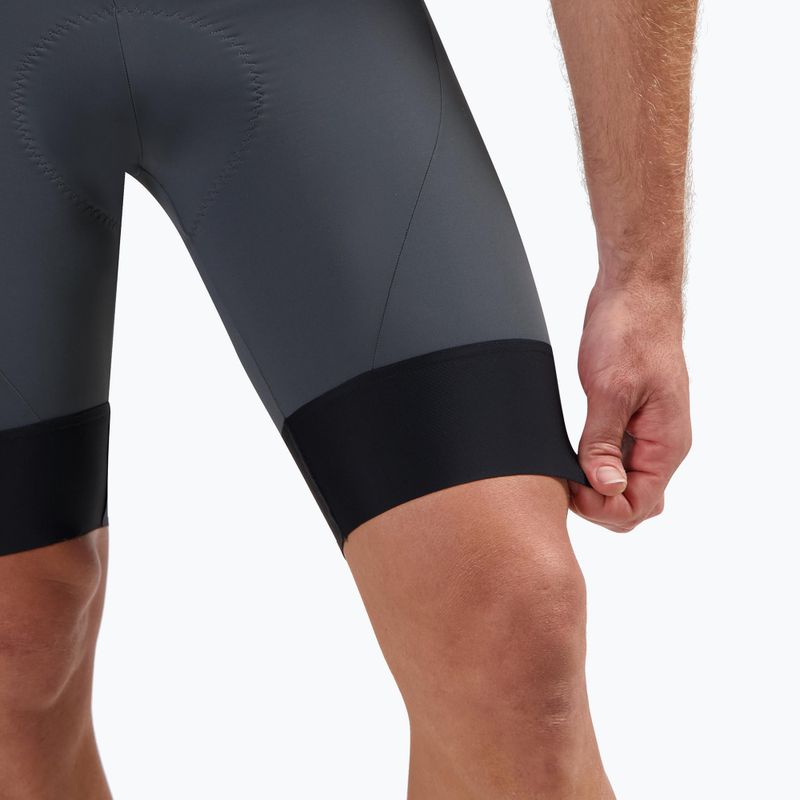 Rogelli Signature Bib Short vyriški dviračių šortai pilka 6