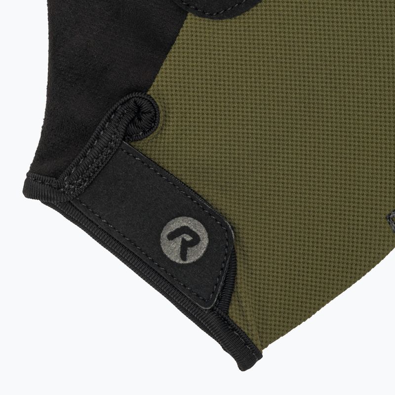 Rogelli Core army green vyriškos dviračių pirštinės 4