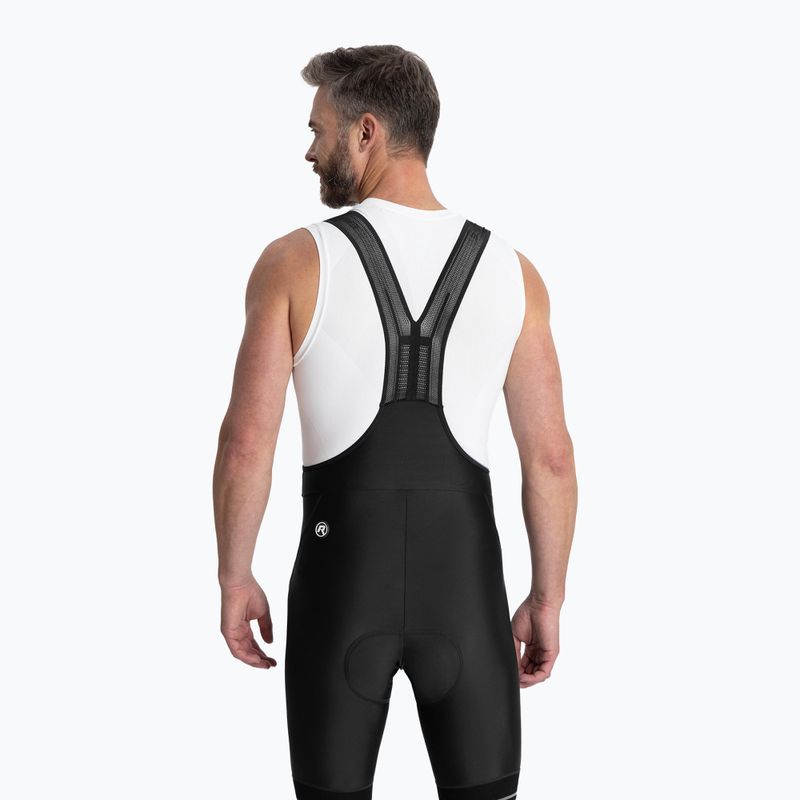 Rogelli Fast Bib Short vyriški dviračių šortai juodi 2
