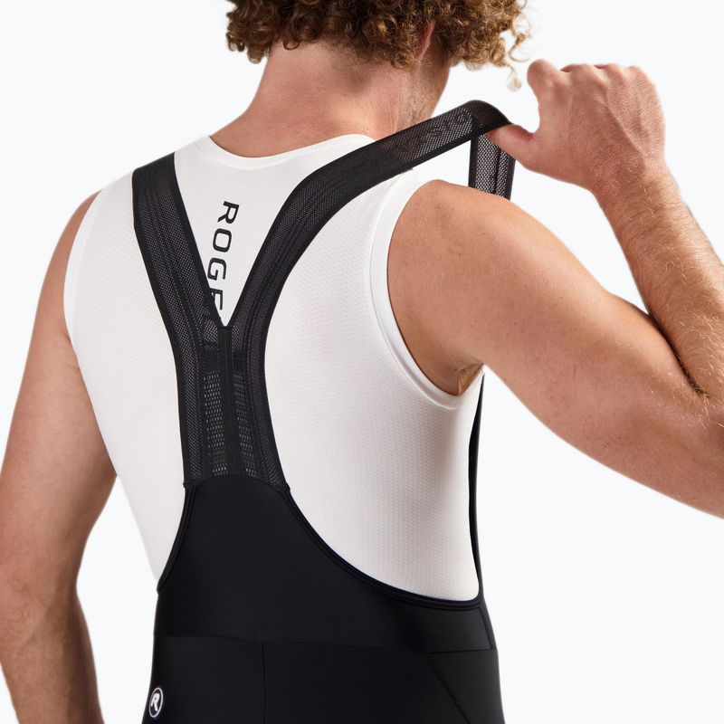 Rogelli Fast Bib Short vyriški dviračių šortai juodi 4